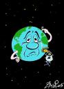 Cartoon: the last drop (small) by johnxag tagged earth problems pollution environment water drop