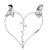 Cartoon: broken heart (small) by kaleci tagged cypriot
