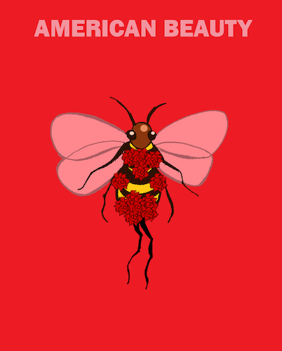 Cartoon: American Beauty... (medium) by berk-olgun tagged american,beauty