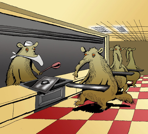 Cartoon: Anteater Table dHote... (medium) by berk-olgun tagged anteater,table,dhote