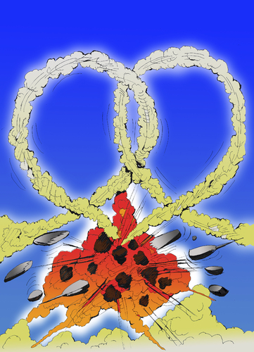 Cartoon: Bad Love... (medium) by berk-olgun tagged bad,love