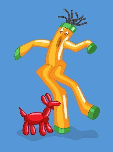 Cartoon: Balloon Bite... (medium) by berk-olgun tagged balloon,bite