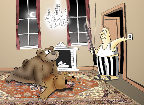 Cartoon: BEAR... (medium) by berk-olgun tagged bear