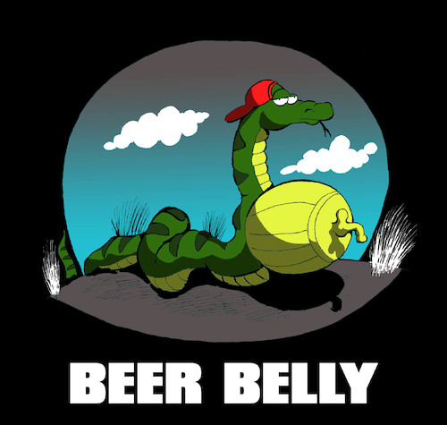 Cartoon: Beer Belly... (medium) by berk-olgun tagged beer,belly