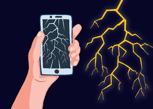 Cartoon: Broken Screen... (medium) by berk-olgun tagged broken,screen