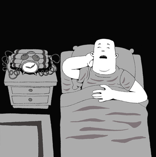 Cartoon: Deep Sleep... (medium) by berk-olgun tagged deep,sleep
