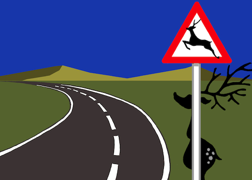 Cartoon: Deer... (medium) by berk-olgun tagged deer