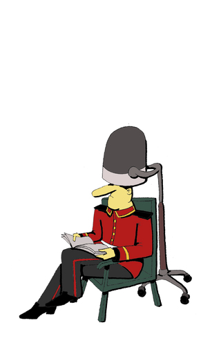 Cartoon: English Soldier... (medium) by berk-olgun tagged english,soldier