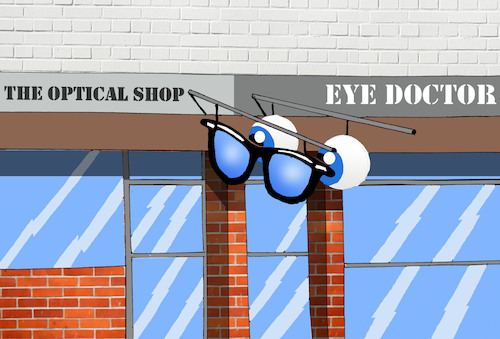 Cartoon: Eye Doctor... (medium) by berk-olgun tagged eye,doctor
