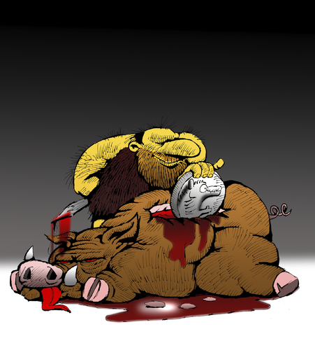 Cartoon: First Piggy Bank... (medium) by berk-olgun tagged first,piggy,bank