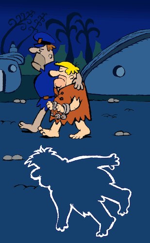 Cartoon: Flintstones... (medium) by berk-olgun tagged flintstones