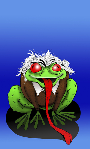 Cartoon: Frogstein... (medium) by berk-olgun tagged frogstein