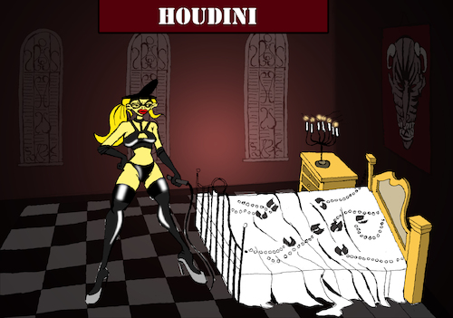Cartoon: Houdini... (medium) by berk-olgun tagged houdini