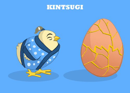 Cartoon: Kintsugi... (medium) by berk-olgun tagged kintsugi