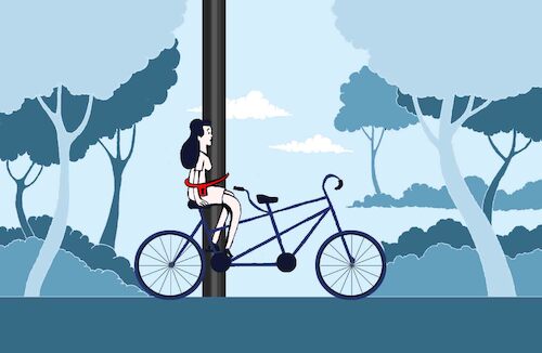Cartoon: Lock Your Bike... (medium) by berk-olgun tagged lock,your,bike