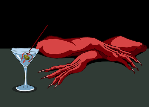 Cartoon: Martini... (medium) by berk-olgun tagged martini