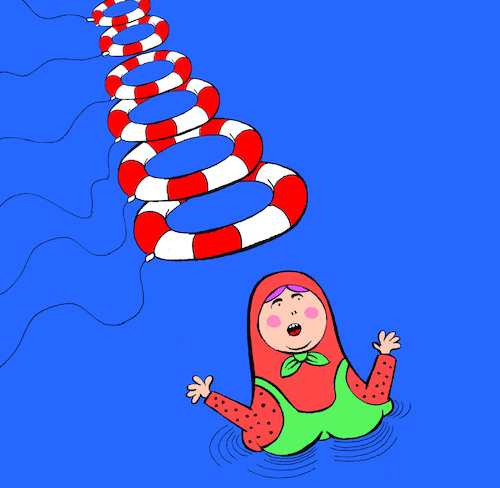 Cartoon: Matryoshka... (medium) by berk-olgun tagged matryoshka