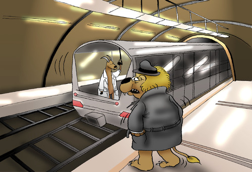 Cartoon: Metro... (medium) by berk-olgun tagged metro