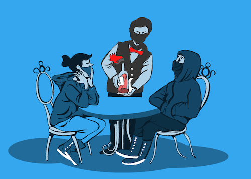 Cartoon: Molotov Cocktail... (medium) by berk-olgun tagged molotov,cocktail