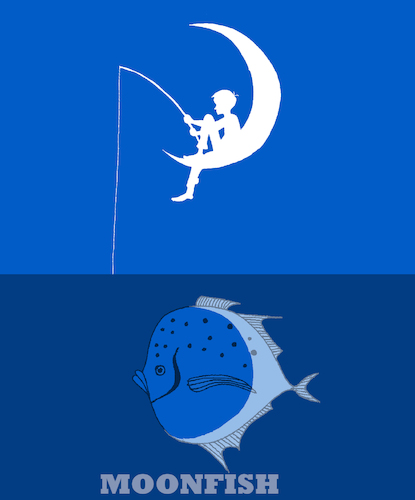 Cartoon: Moon Reflection... (medium) by berk-olgun tagged moon,reflection
