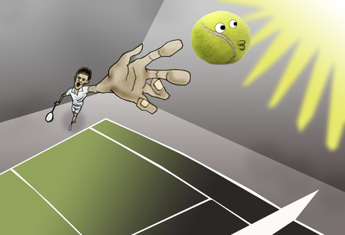 Cartoon: Novak Djokovic.. (medium) by berk-olgun tagged novak
