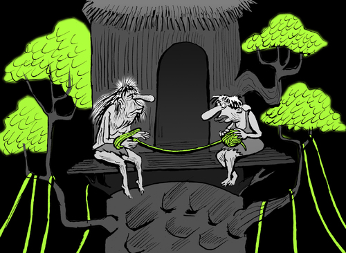 Cartoon: Old Tarzan... (medium) by berk-olgun tagged old,tarzan