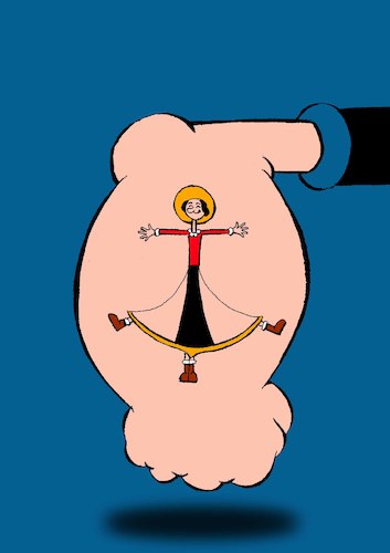 Cartoon: Olive Oyl... (medium) by berk-olgun tagged olive,oyl