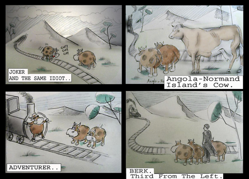Cartoon: Ox Species 2.. (medium) by berk-olgun tagged ox,species