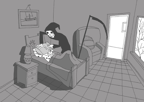 Cartoon: Pillow... (medium) by berk-olgun tagged pillow
