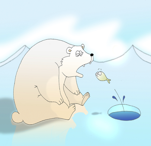 Cartoon: Polar Bear... (medium) by berk-olgun tagged bear,polar