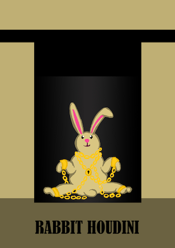 Cartoon: Rabbit Houdini... (medium) by berk-olgun tagged rabbit,houdini