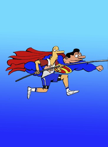 Cartoon: Superhero... (medium) by berk-olgun tagged superhero