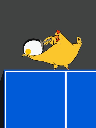 Cartoon: Table Tennis... (medium) by berk-olgun tagged table,tennis
