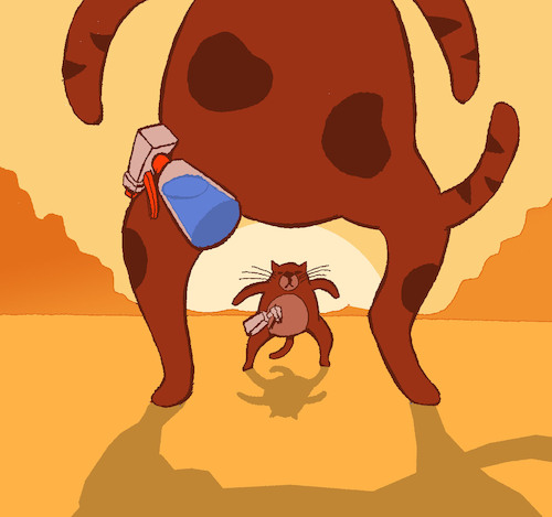 Cartoon: The Duel... (medium) by berk-olgun tagged the,duel