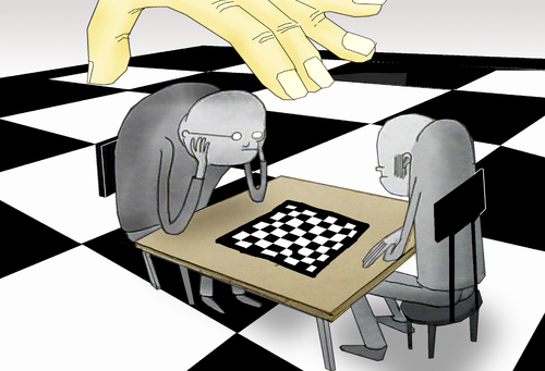 Cartoon: The Game.. (medium) by berk-olgun tagged the,game