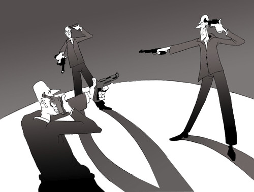 Cartoon: The Last Three Men... (medium) by berk-olgun tagged the,last,three,men