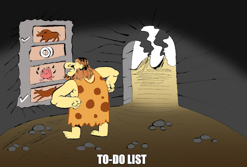 Cartoon: To Do List... (medium) by berk-olgun tagged to,do,list