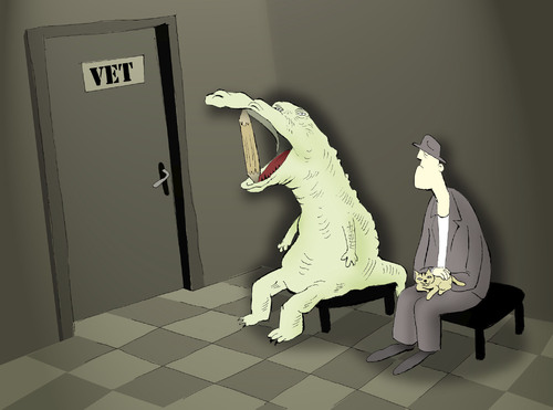 Cartoon: VET... (medium) by berk-olgun tagged vet