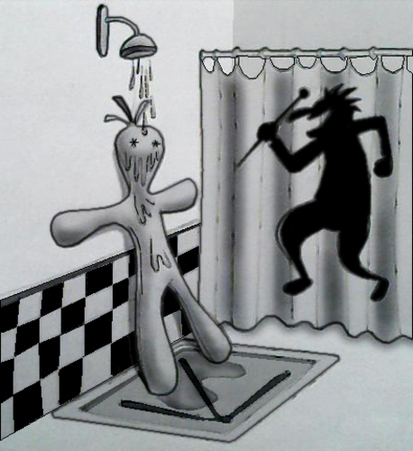 Cartoon: Voodoo.. (medium) by berk-olgun tagged psycho