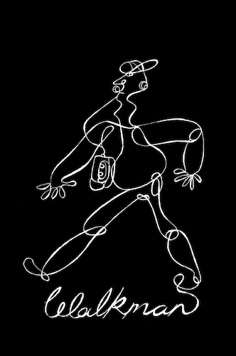Cartoon: Walkman... (medium) by berk-olgun tagged walkman