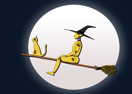 Cartoon: Witch... (medium) by berk-olgun tagged witch