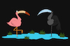 Cartoon: Angel of Death ... (small) by berk-olgun tagged flamingo