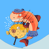 Cartoon: Bagpipes... (small) by berk-olgun tagged bagpipes