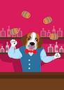 Cartoon: Barmen Show... (small) by berk-olgun tagged barmen,show