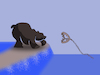 Cartoon: Bear Trap... (small) by berk-olgun tagged bear,trap