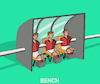 Cartoon: Bench... (small) by berk-olgun tagged bench