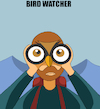 Cartoon: Bird Watcher... (small) by berk-olgun tagged bird,watcher