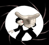 Cartoon: Bond Fu.. (small) by berk-olgun tagged bond,fu