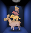 Cartoon: Bremen Musicians... (small) by berk-olgun tagged bremen,musicians