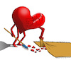 Cartoon: Broken Heart... (small) by berk-olgun tagged broken,heart